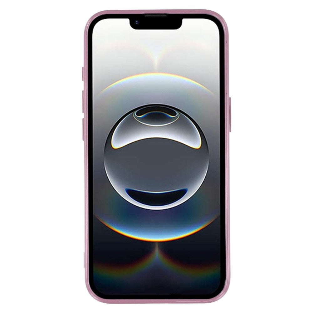EIDERWOOD iPhone 17e / 16e Fleksibelt Plast Deksel med Glitter - Rosa