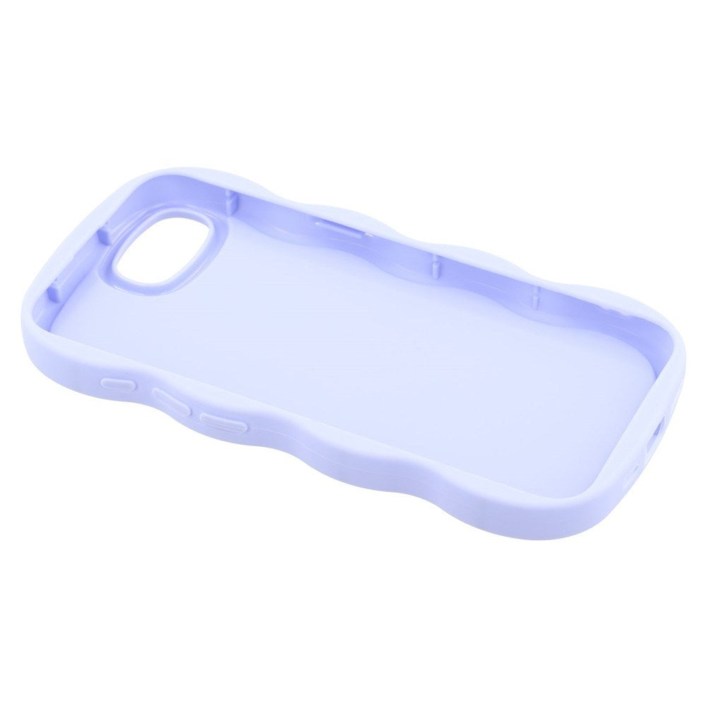iPhone 17e / 16e EIDERWOOD Fleksibelt Plast Wavy Deksel - Lilla