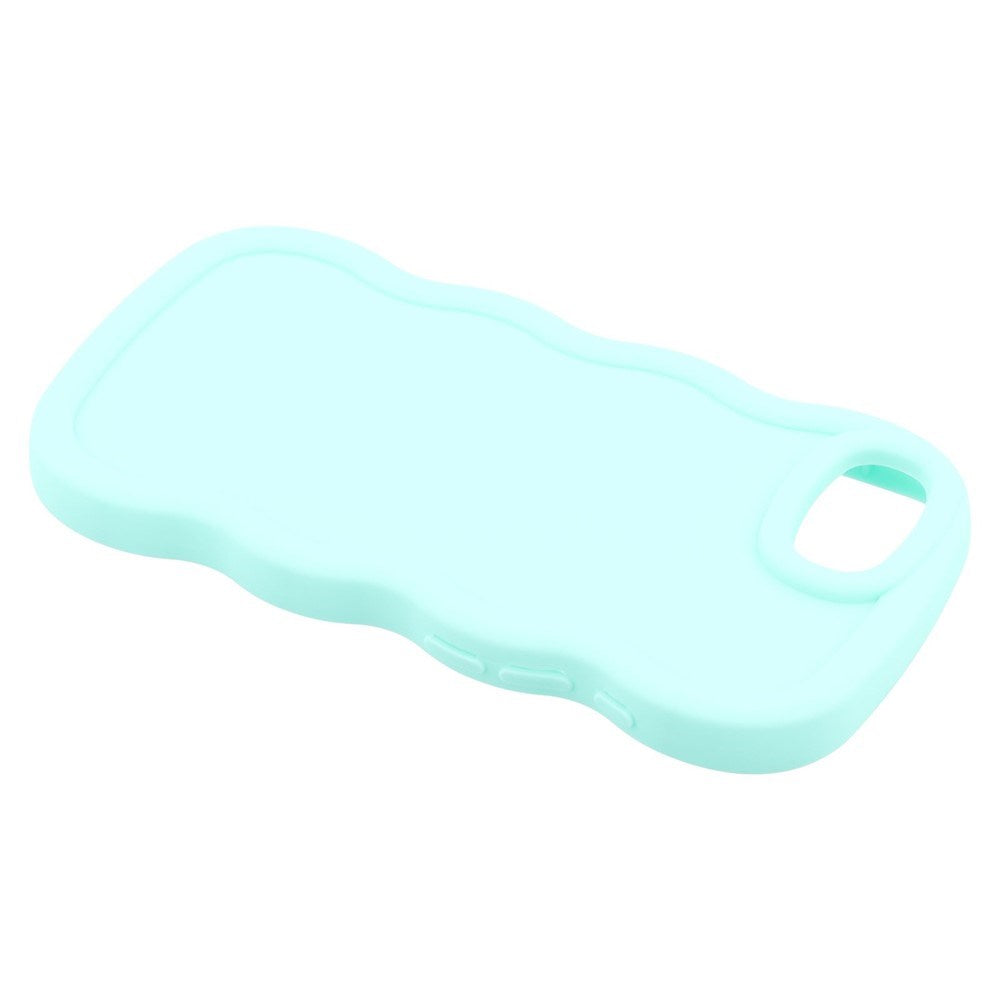 iPhone 17e / 16e EIDERWOOD Fleksibelt Plast Wavy Deksel - Blå