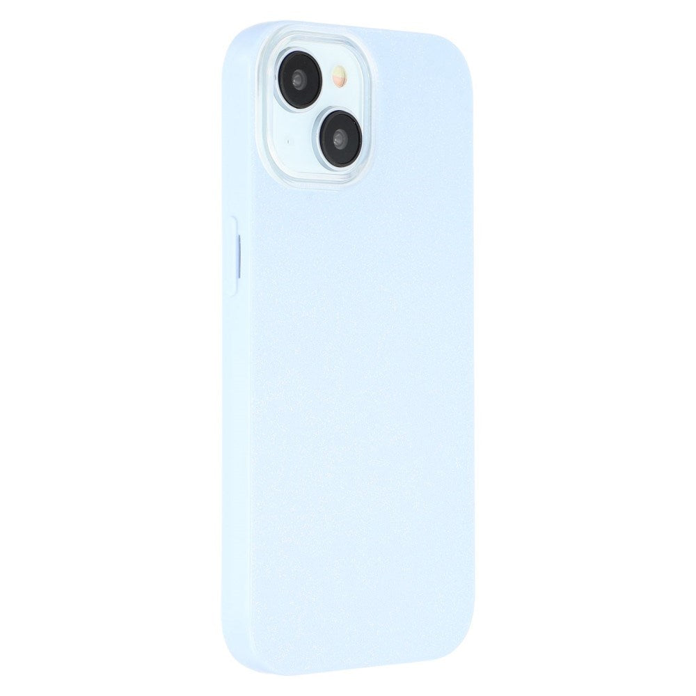 EIDERWOOD iPhone 14 / 13 Fleksibelt Plast Deksel m. Glitter - Blå