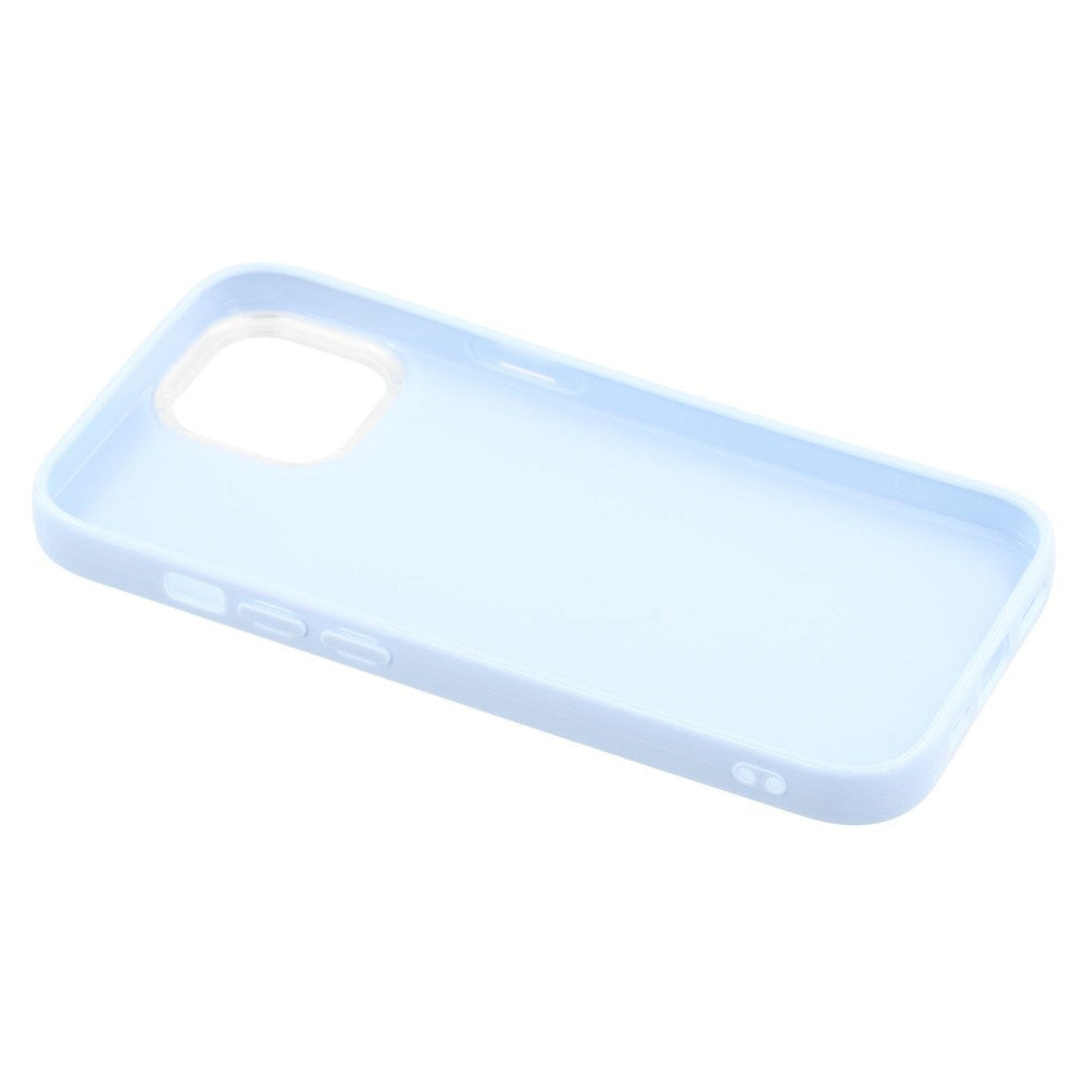EIDERWOOD iPhone 14 / 13 Fleksibelt Plast Deksel m. Glitter - Blå