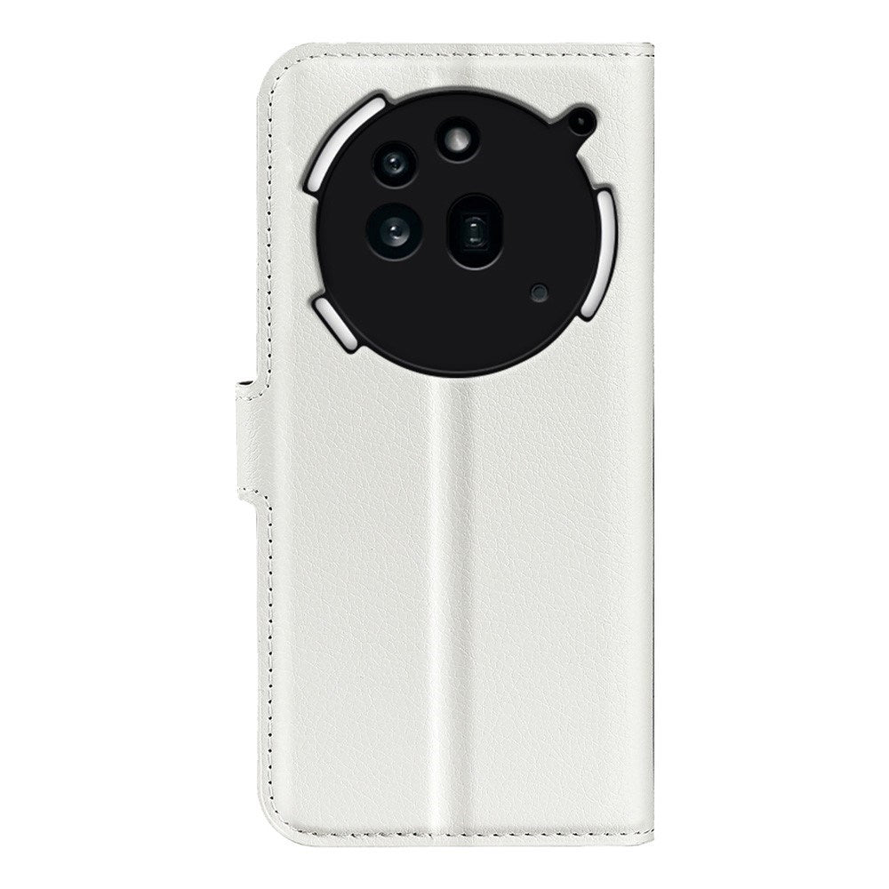 EIDERWOOD Nothing Phone (3a) Pro Kunstskinn Flip Deksel med Kortholder & Ståfunksjon - Hvit