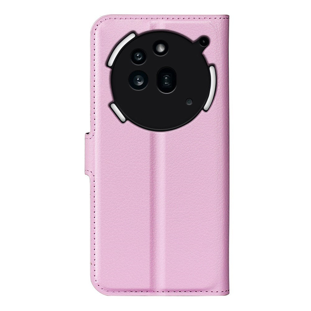 EIDERWOOD Nothing Phone (3a) Pro Kunstskinn Flip Deksel med Kortholder & Ståfunksjon - Rosa