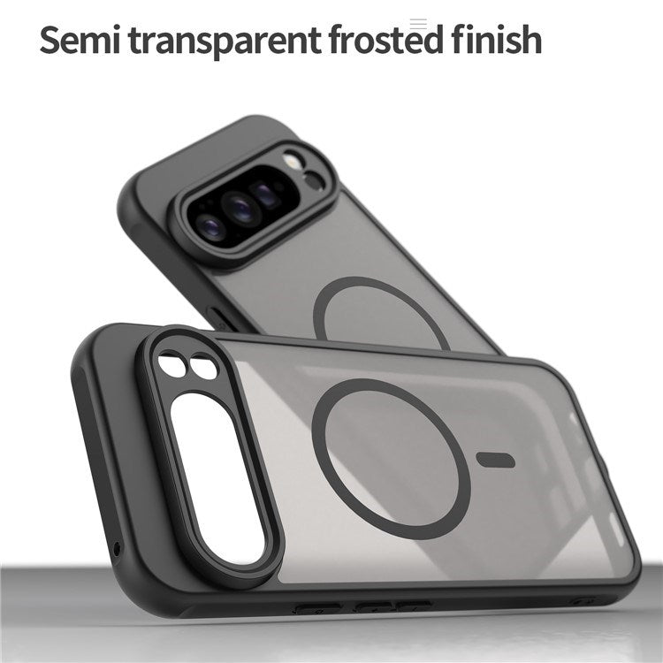 EIDERWOOD Google Pixel 10 Pro XL Hybrid Plast Deksel - MagSafe Kompatibel - Svart