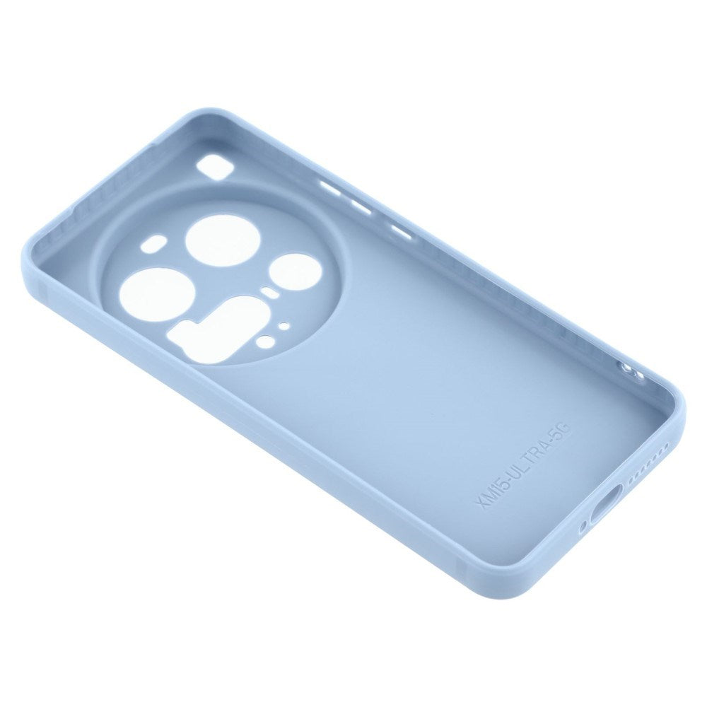 EIDERWOOD Xiaomi 15 Ultra Fleksibelt Plast Deksel - Lys Blå