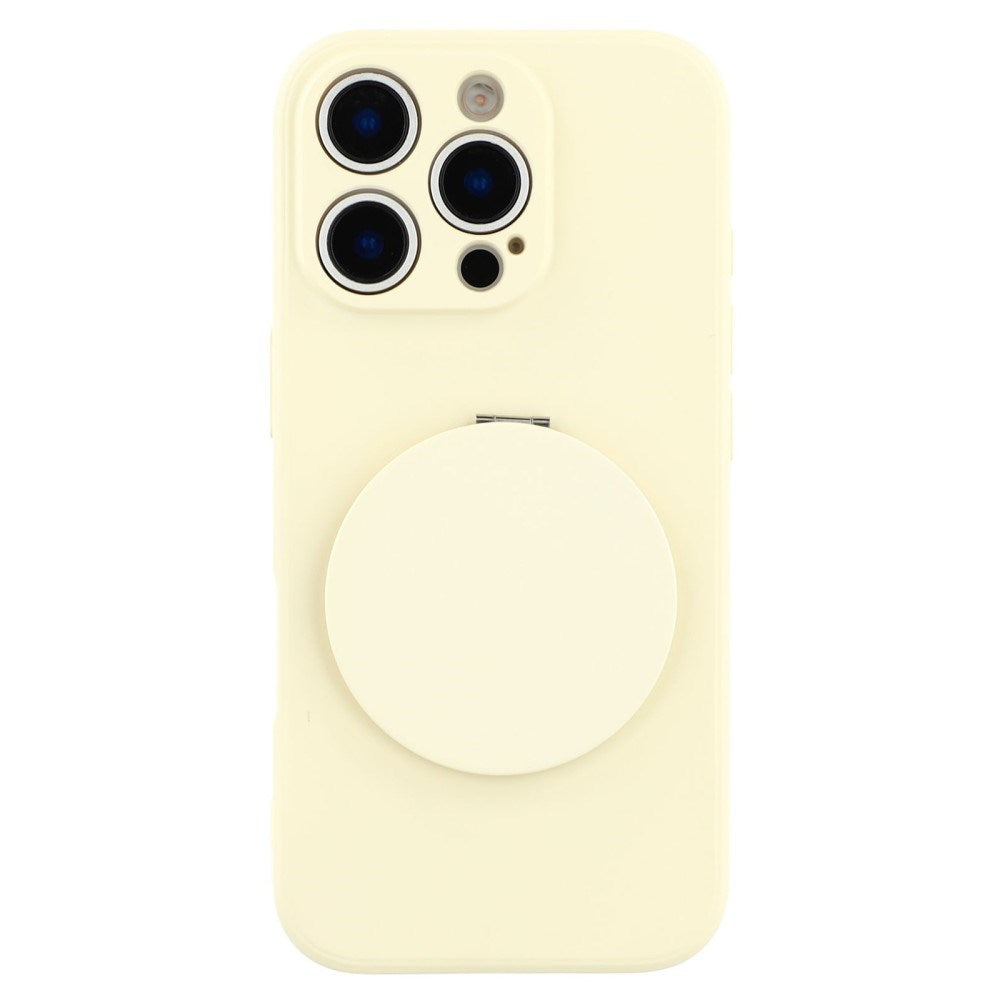 EIDERWOOD iPhone 16 Pro Hybrid Deksel inkl. Støtte med Speil - Hvit
