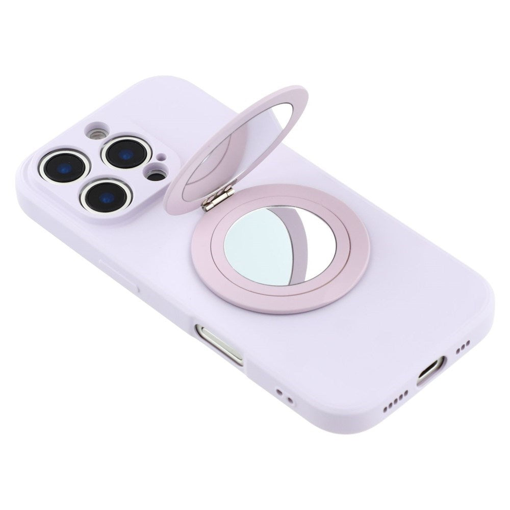 EIDERWOOD iPhone 16 Pro Hybrid Deksel inkl. Støtte med Speil - Lys Lilla