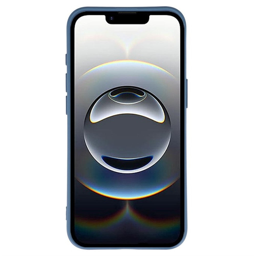 iPhone 17e / 16e Beskyttelsessett med Fleksibelt Plast Deksel & Skjermbeskytter - Blå