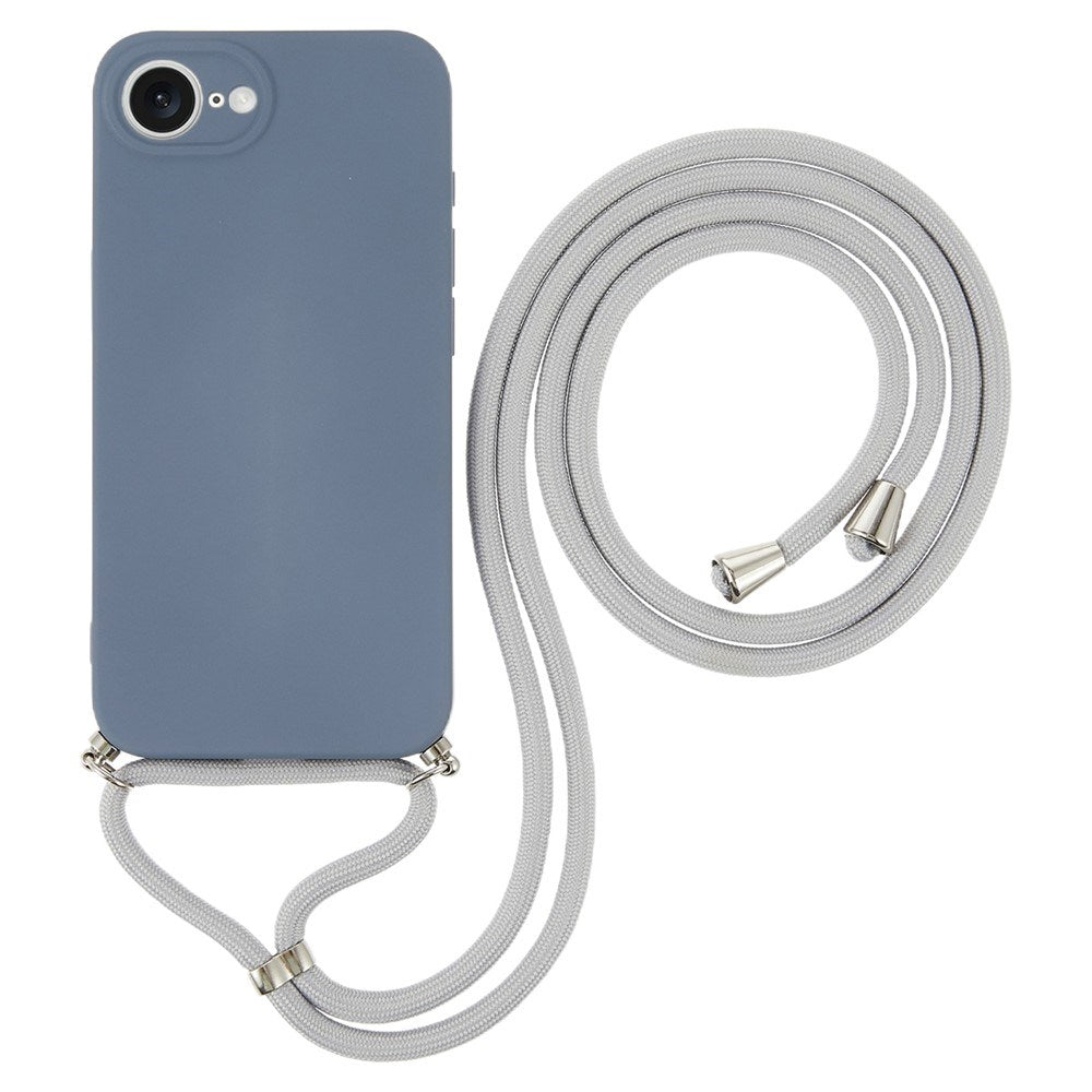 iPhone 17e / 16e EIDERWOOD Fôret Fleksibelt Plast Deksel m. Stropp - Lavendel