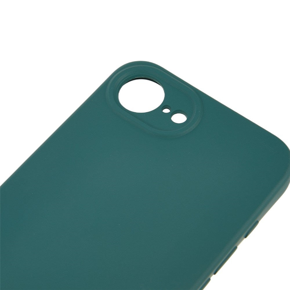 iPhone 17e / 16e EIDERWOOD Fôret Fleksibelt Plast Deksel m. Stropp - Mørkegrønn