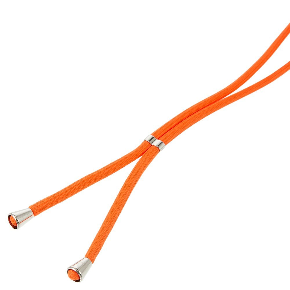 iPhone 17e / 16e EIDERWOOD Fôret Fleksibelt Plast Deksel m. Stropp - Oransje