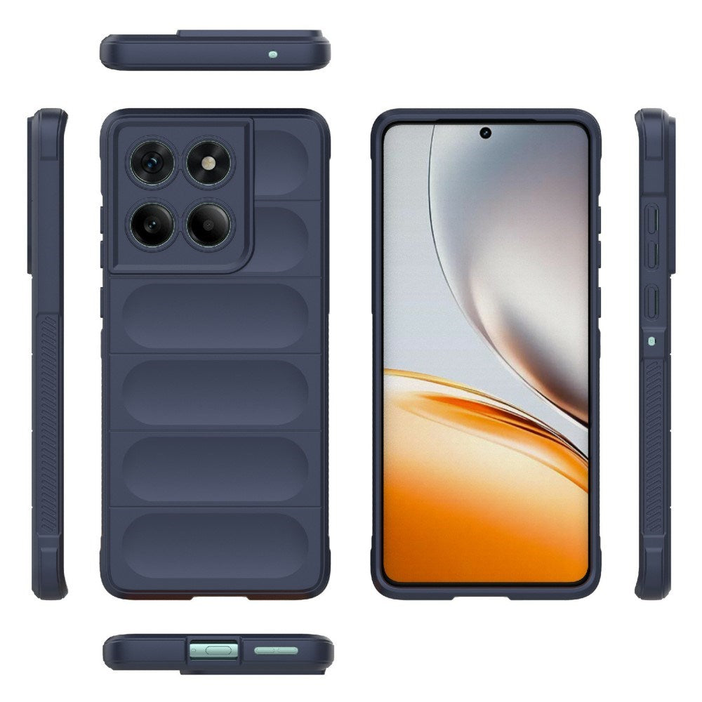 EIDERWOOD Motorola Edge 60 Fusion Fleksibelt Plast Deksel - Blå