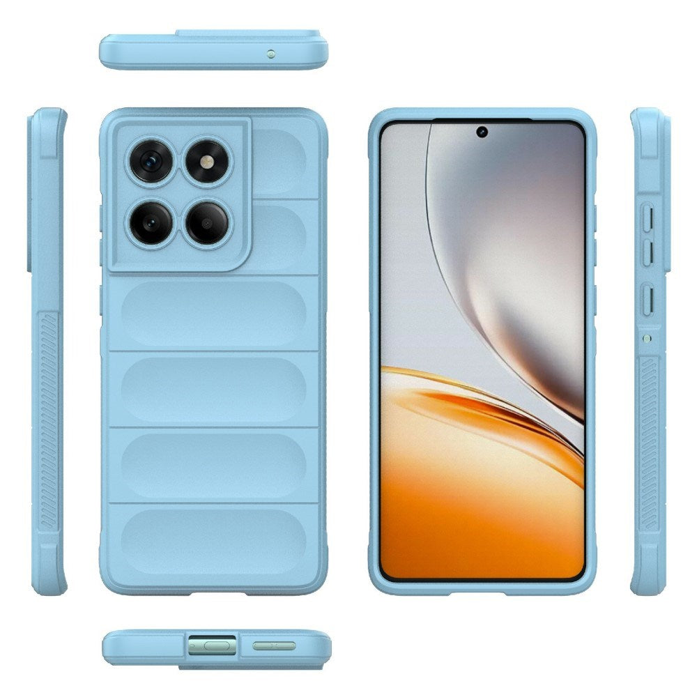 EIDERWOOD Motorola Edge 60 Fusion Fleksibelt Plast Deksel - Lysblå