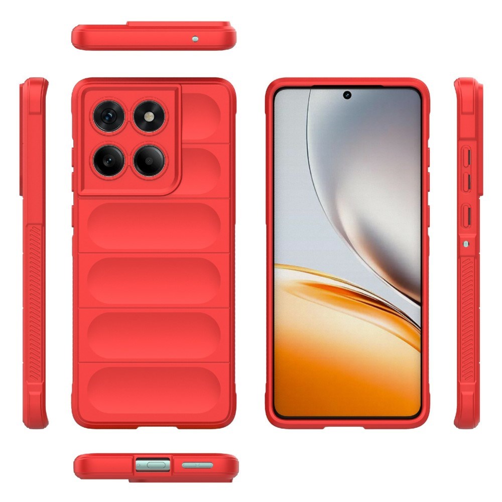 EIDERWOOD Motorola Edge 60 Fusion Fleksibelt Plast Deksel - Rød