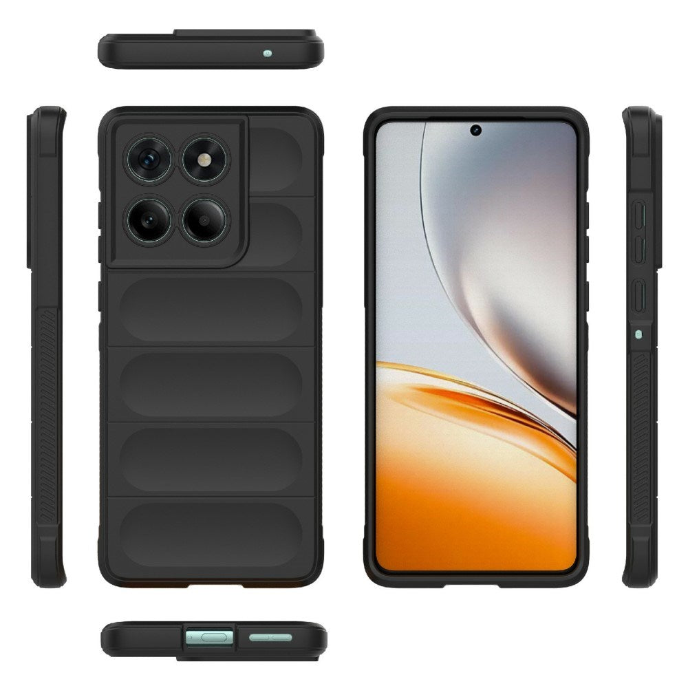 EIDERWOOD Motorola Edge 60 Fusion Fleksibelt Plast Deksel - Svart
