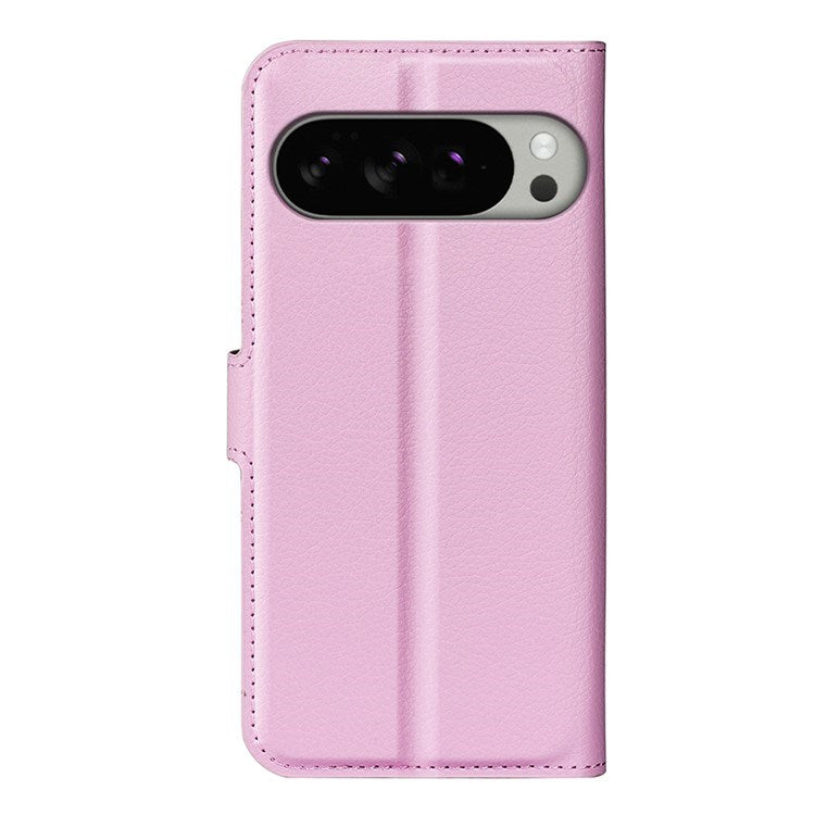 EIDERWOOD Google Pixel 10 Pro XL Kunstskinn Flip Deksel m. Kortholder & Ståfunksjon - Rosa