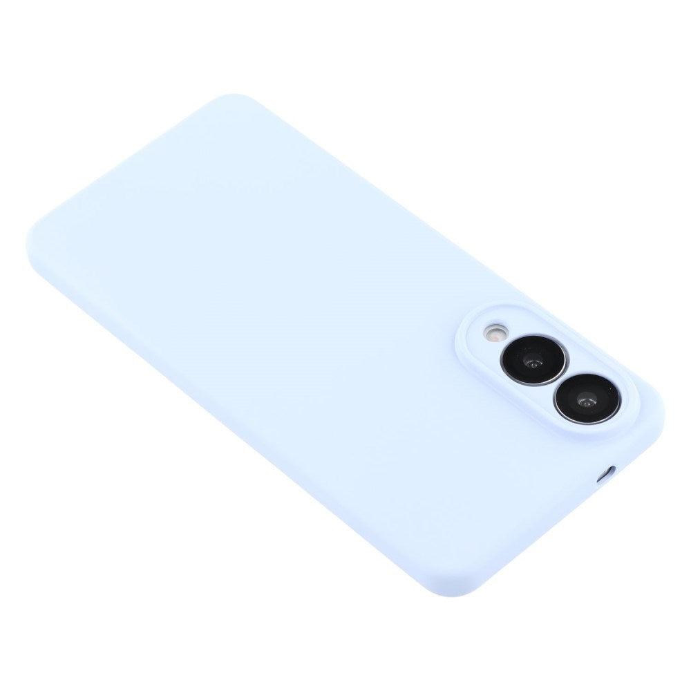 EIDERWOOD Samsung Galaxy S25 Edge Fôret Fleksibelt Plast Deksel - Lysblå