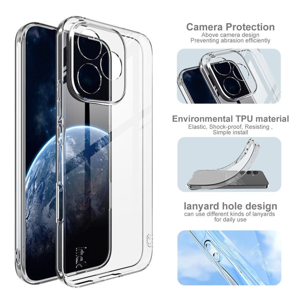 Honor 400 Lite IMAK UX-5 Series Fleksibelt Plast Deksel - Gjennomsiktig
