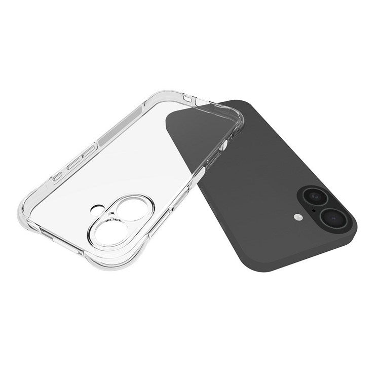 EIDERWOOD iPhone 17 Fleksibelt Plast Deksel med Forsterkede Hjørner - Gjennomsiktig