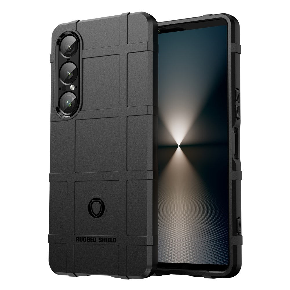 EIDERWOOD Sony Xperia 1 VII Rugged Shield Håndverker Deksel - Svart