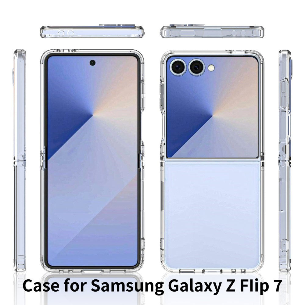EIDERWOOD Samsung Galaxy Z Flip7 Hybrid Plast Deksel - Gjennomsiktig