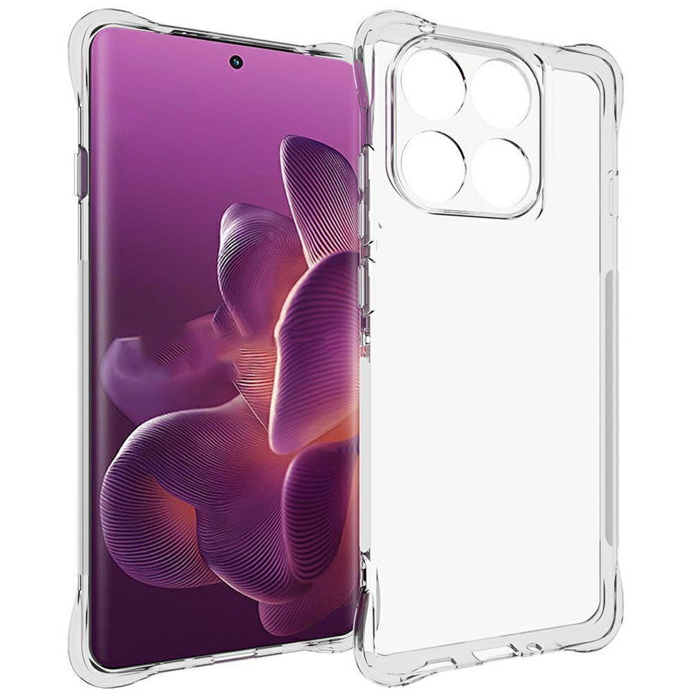 EIDERWOOD Motorola Edge 60 Pro Deksel med Forsterkede Hjørner - Fleksibel Plast - Gjennomsiktig