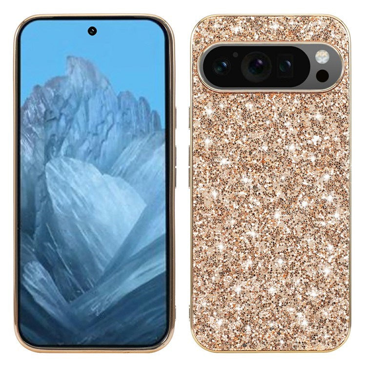 EIDERWOOD Google Pixel 10 / 10 Pro Glitter Deksel - Gull