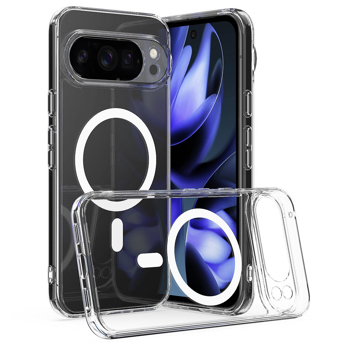 EIDERWOOD Google Pixel 10 Pro XL Hybrid Plast Deksel - MagSafe Kompatibel - Gjennomsiktig