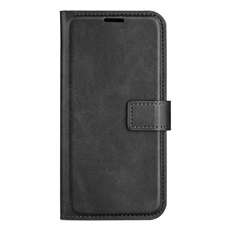 EIDERWOOD iPhone 17 Pro Max Kunstskinn Flip Deksel m. Stativfunksjon & Kortholder - Svart