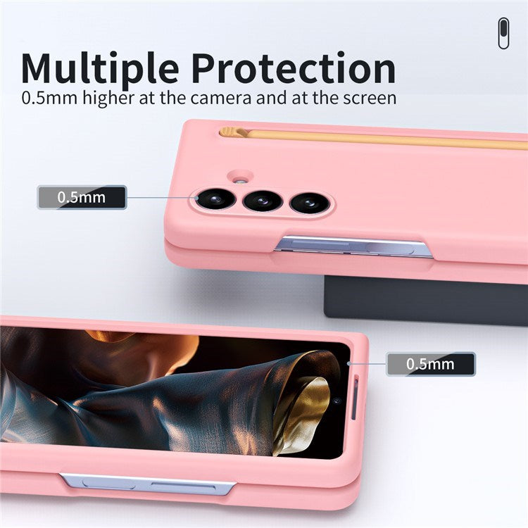 EIDERWOOD Samsung Galaxy Z Fold7 Hard Plast Deksel m. Stylus - Rosa