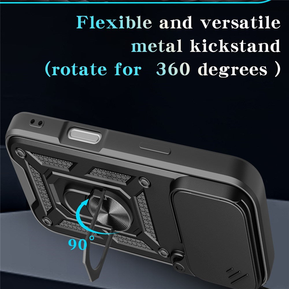 EIDERWOOD iPhone 17 Pro Hybrid Håndverker Deksel m. Kickstand & Cam Slider - Sølv