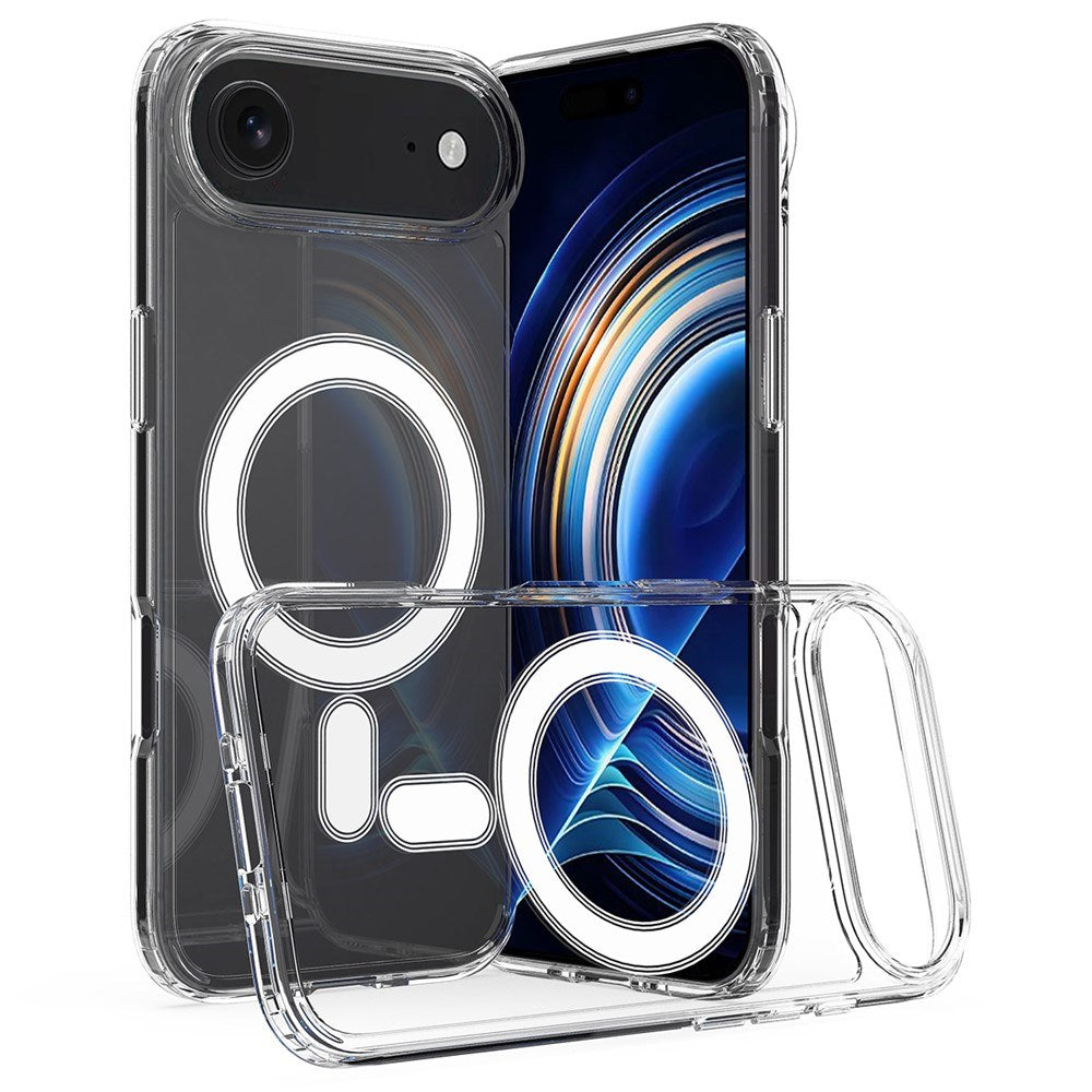 EIDERWOOD iPhone Air Hybrid Plast Deksel - MagSafe Kompatibel - Gjennomsiktig