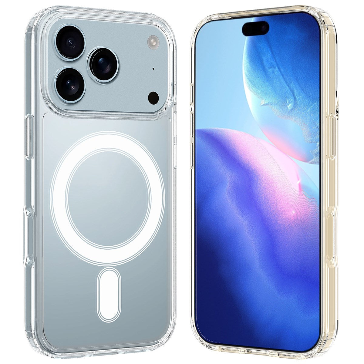 EIDERWOOD iPhone 17 Pro Hybrid Plast Deksel - MagSafe Kompatibel - Gjennomsiktig