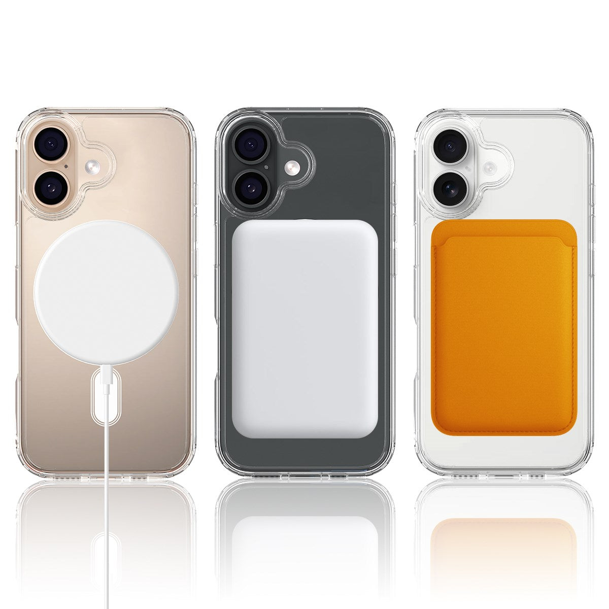 EIDERWOOD iPhone 17 Hybrid Plast Deksel - MagSafe Kompatibel - Gjennomsiktig