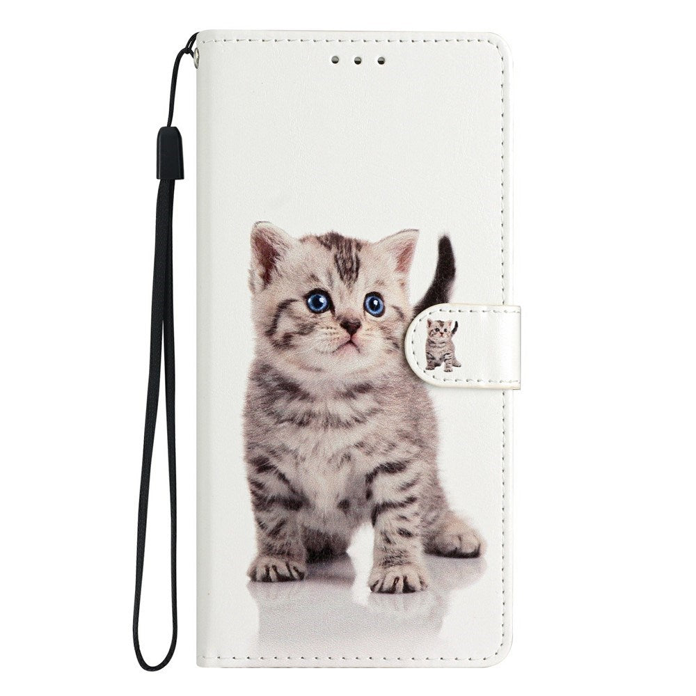 EIDERWOOD iPhone Air Kunstskinn Flip Deksel m. Lommebok & Stropp - Kattunge