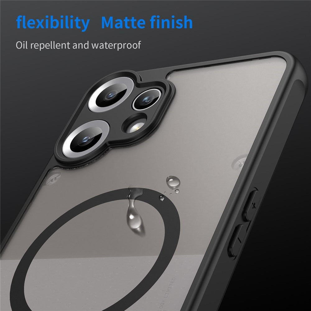 Nothing CMF Phone 2 Pro EIDERWOOD Hybrid Plast Deksel - MagSafe Kompatibel - Svart