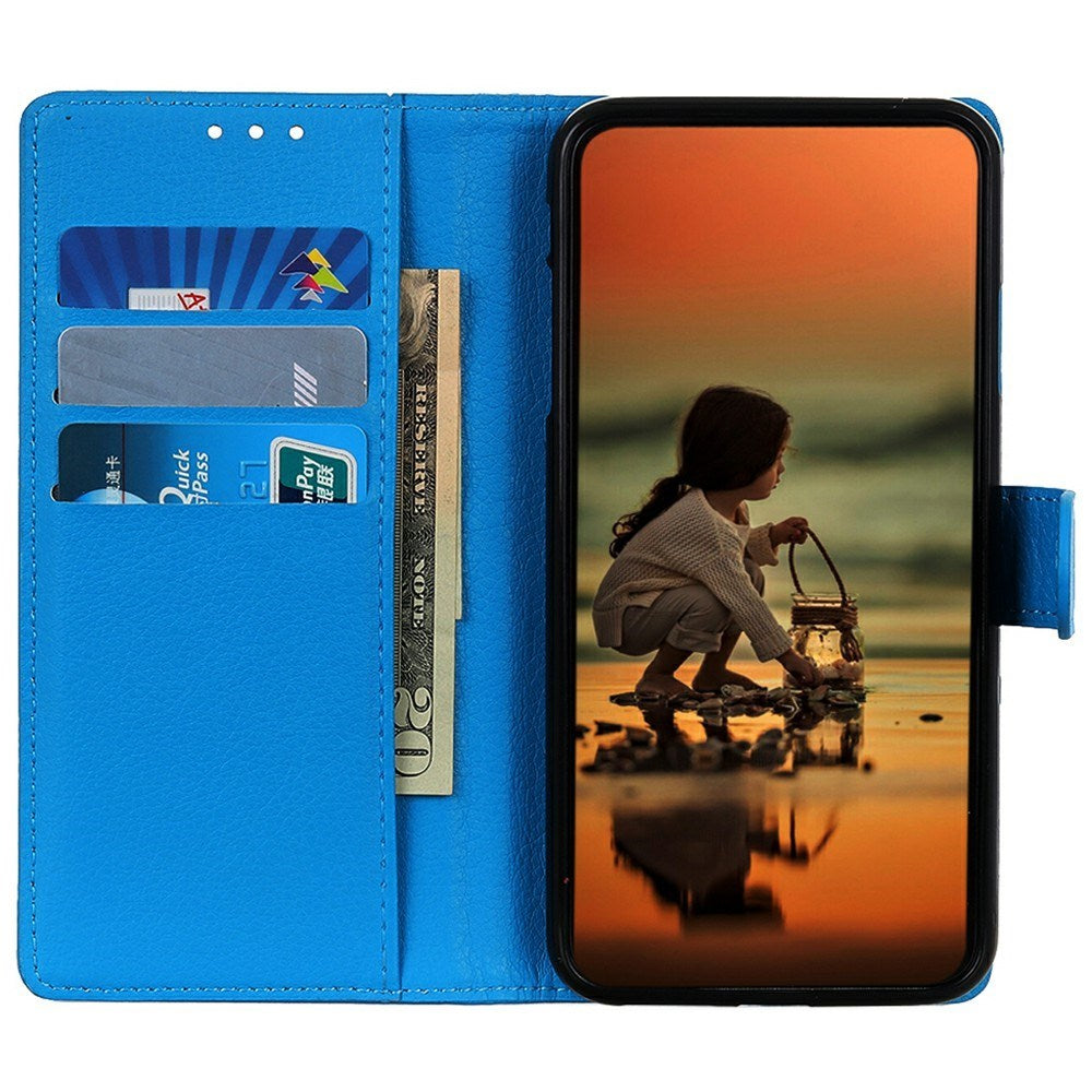 EIDERWOOD Honor 400 Pro Kunstskinn Flip Deksel m. Kortholder & Ståfunksjon - Blå