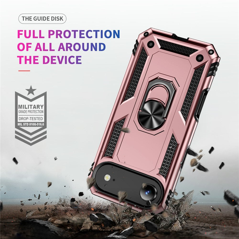 EIDERWOOD iPhone Air Hybrid Håndverker Deksel m. Kickstand - Rosegull