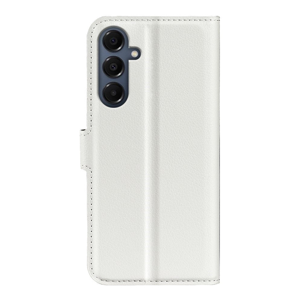 EIDERWOOD Samsung Galaxy A17 (5G) Litchi Kunstskinn Flip Deksel med Lommebok - Hvit