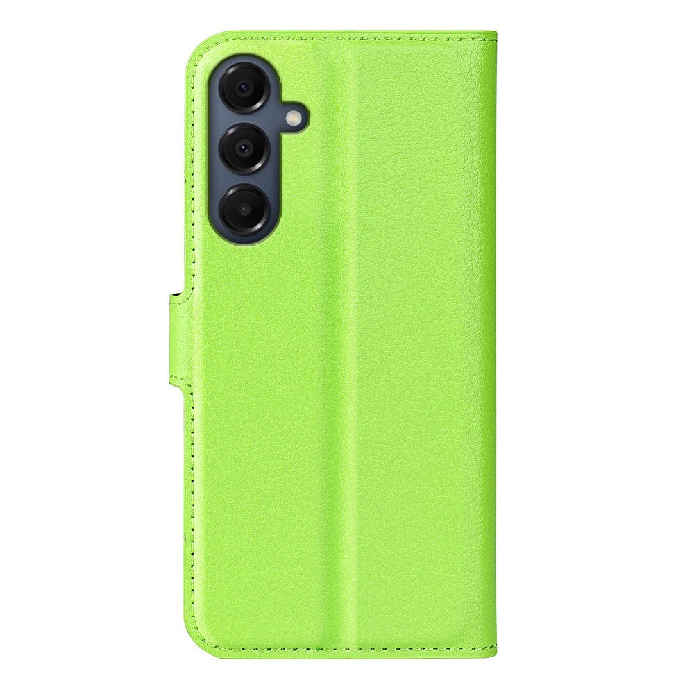 EIDERWOOD Samsung Galaxy A17 (5G) Litchi Kunstskinn Flip Deksel med Lommebok - Grønn