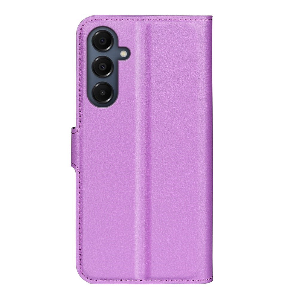 EIDERWOOD Samsung Galaxy A17 (5G) Litchi Kunstskinn Flip Deksel med Lommebok - Lilla
