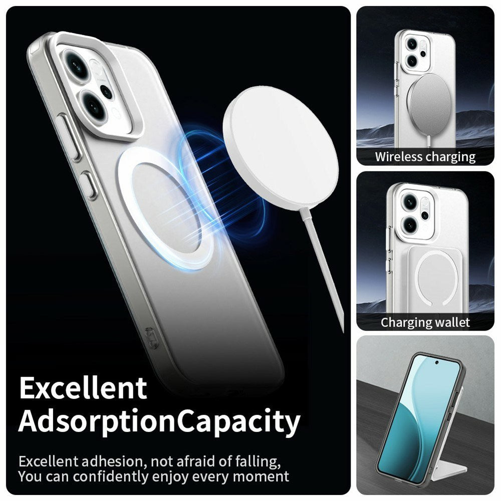 Oppo Reno14 (5G) EIDERWOOD Hybrid Plast Deksel - MagSafe Kompatibel - Gjennomsiktig