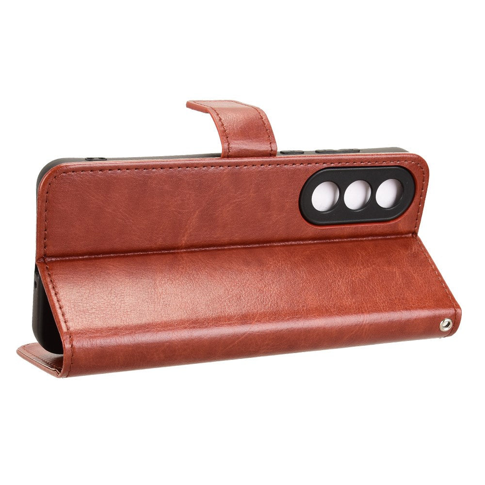 EIDERWOOD OnePlus Nord 5 Kunstskinn Flip Deksel m. Strop - Brun