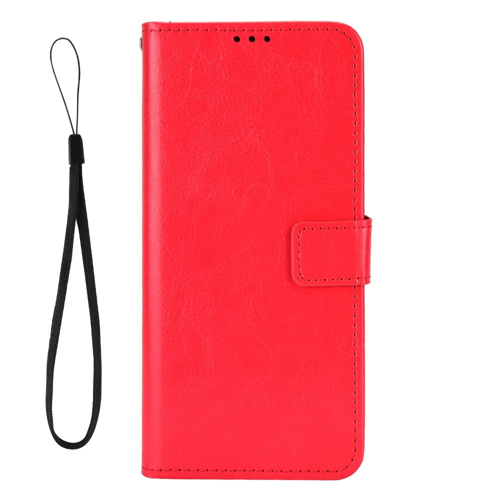EIDERWOOD OnePlus Nord 5 Kunstskinn Flip Deksel m. Strop - Rød