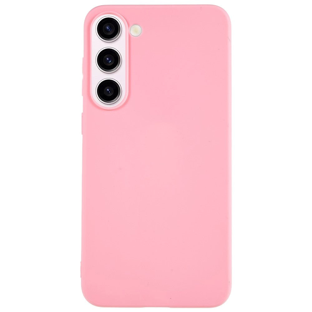 Samsung Galaxy S23 Deksel i Matt Fleksibel Plast - Rosa