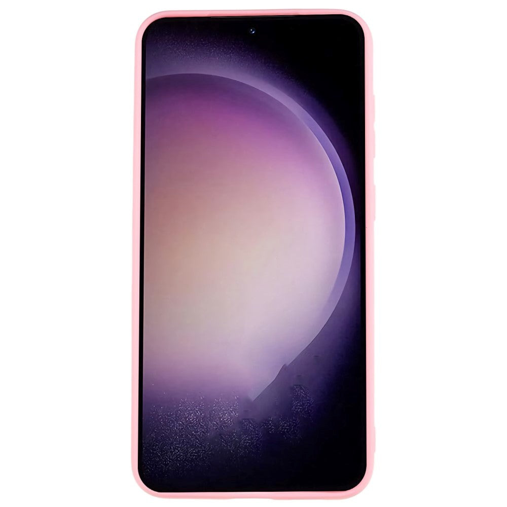 Samsung Galaxy S23 Deksel i Matt Fleksibel Plast - Rosa