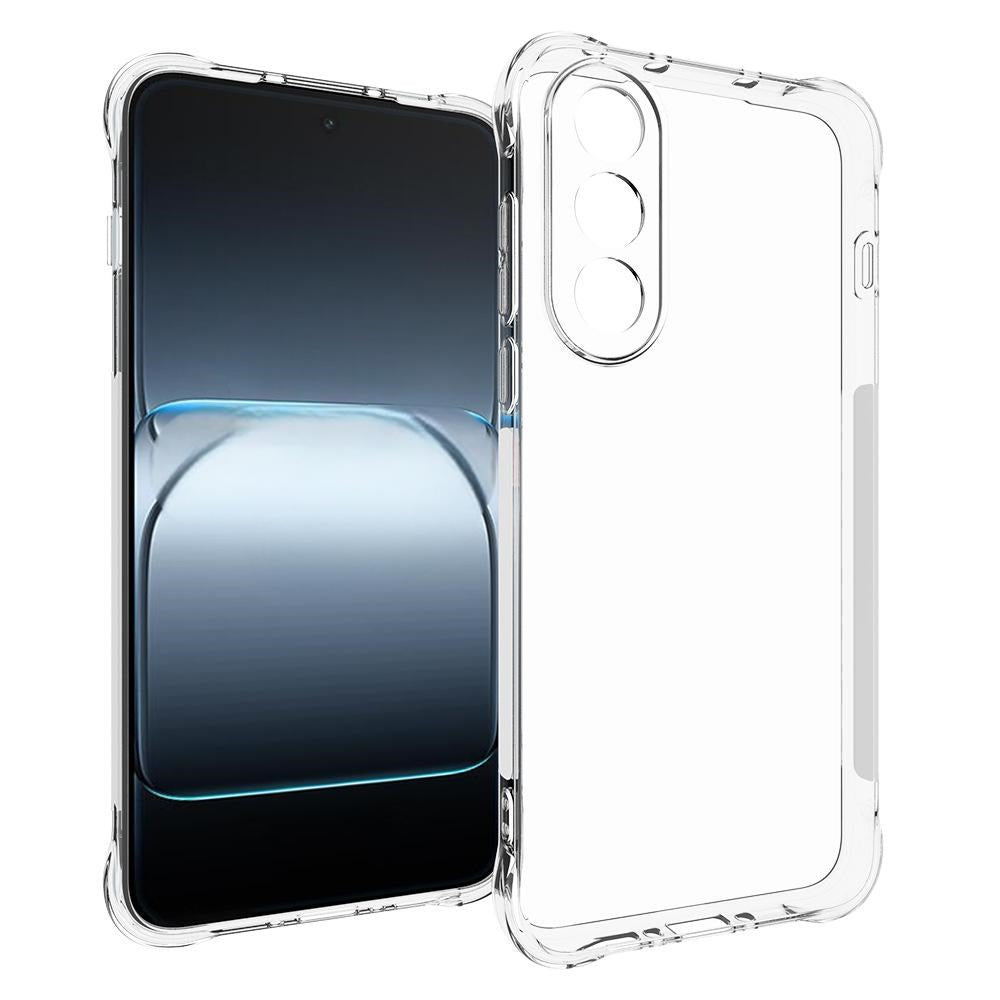 OnePlus Nord 5 Plast Deksel m. Støtdempende Hjørner - Gjennomsiktig