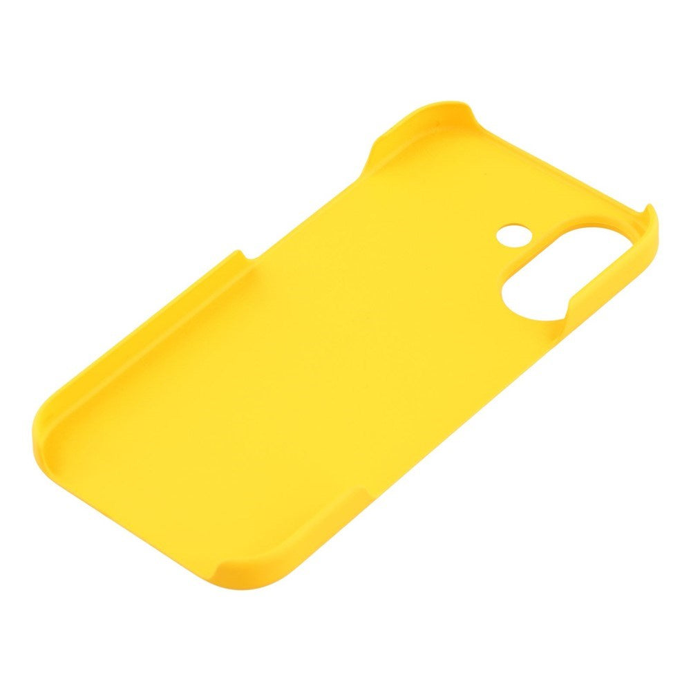 EIDERWOOD iPhone 17 Hard Plast Deksel – Gul