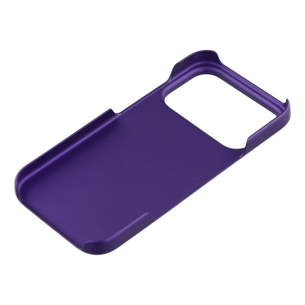 EIDERWOOD iPhone 17 Pro Hard Plast Deksel – Lilla
