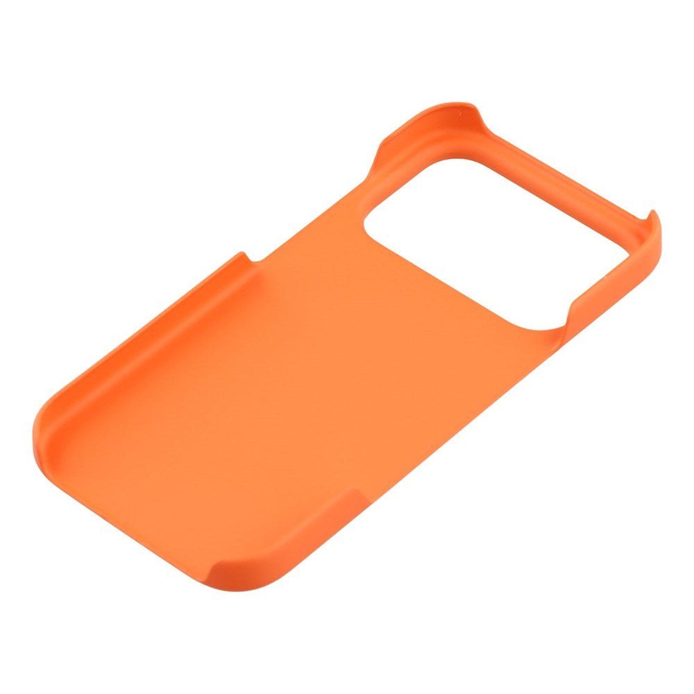 EIDERWOOD iPhone 17 Pro Hard Plast Deksel – Oransje